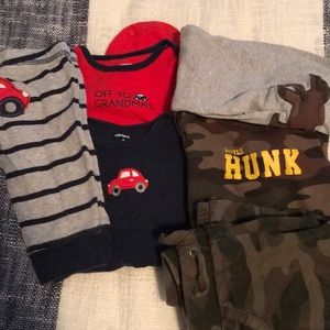 6 items. 6 month Carter’s outfits
